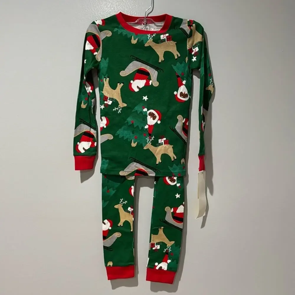 Carter's Boys Christmas Pajamas Nee With Tags
